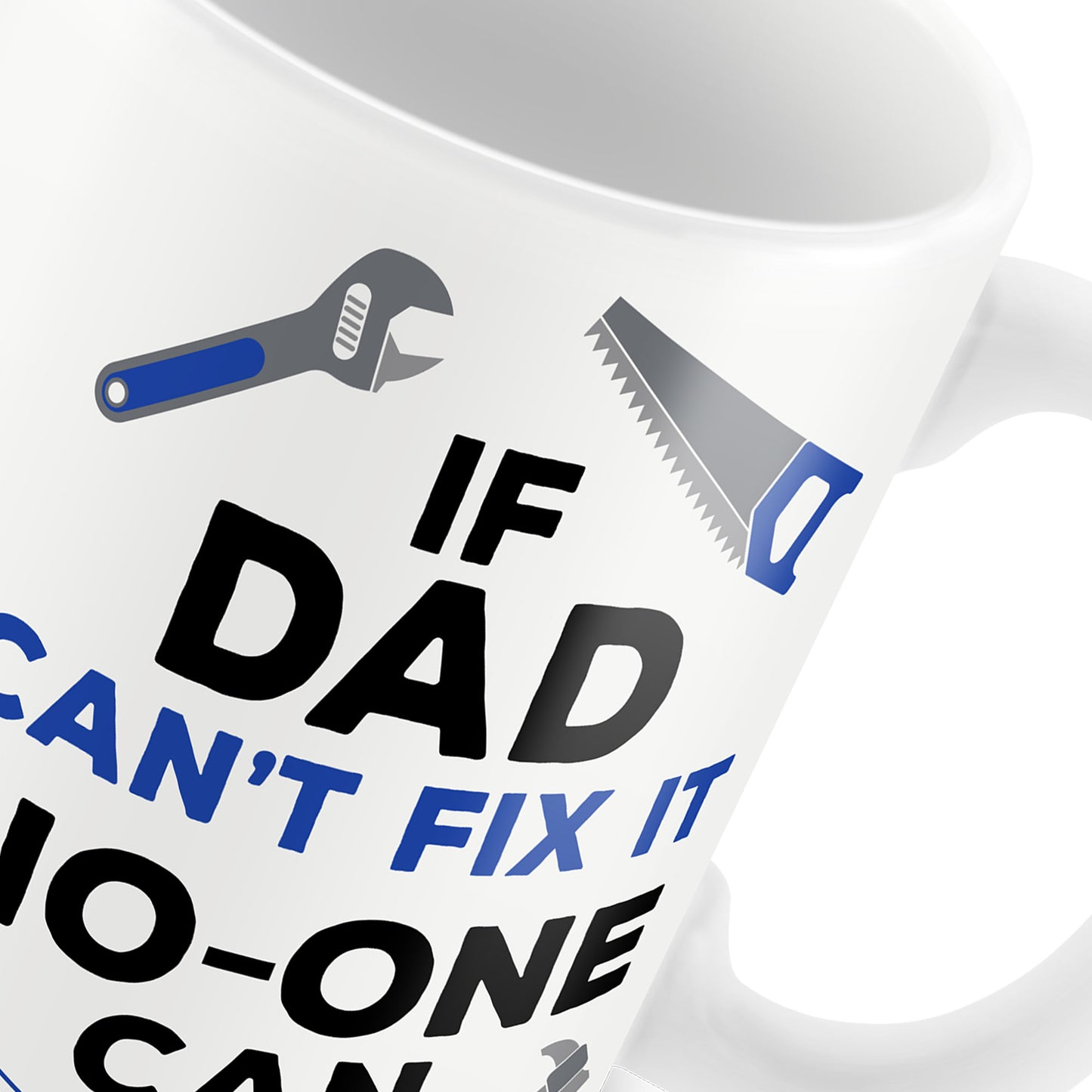 Funny Cant Fix It Dad Birthday Mug Novelty Christmas Gift Idea