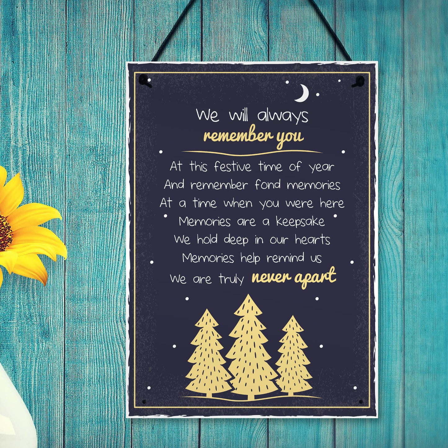 Christmas Memorial Sign Christmas Tree Decoration Nan Mum Dad