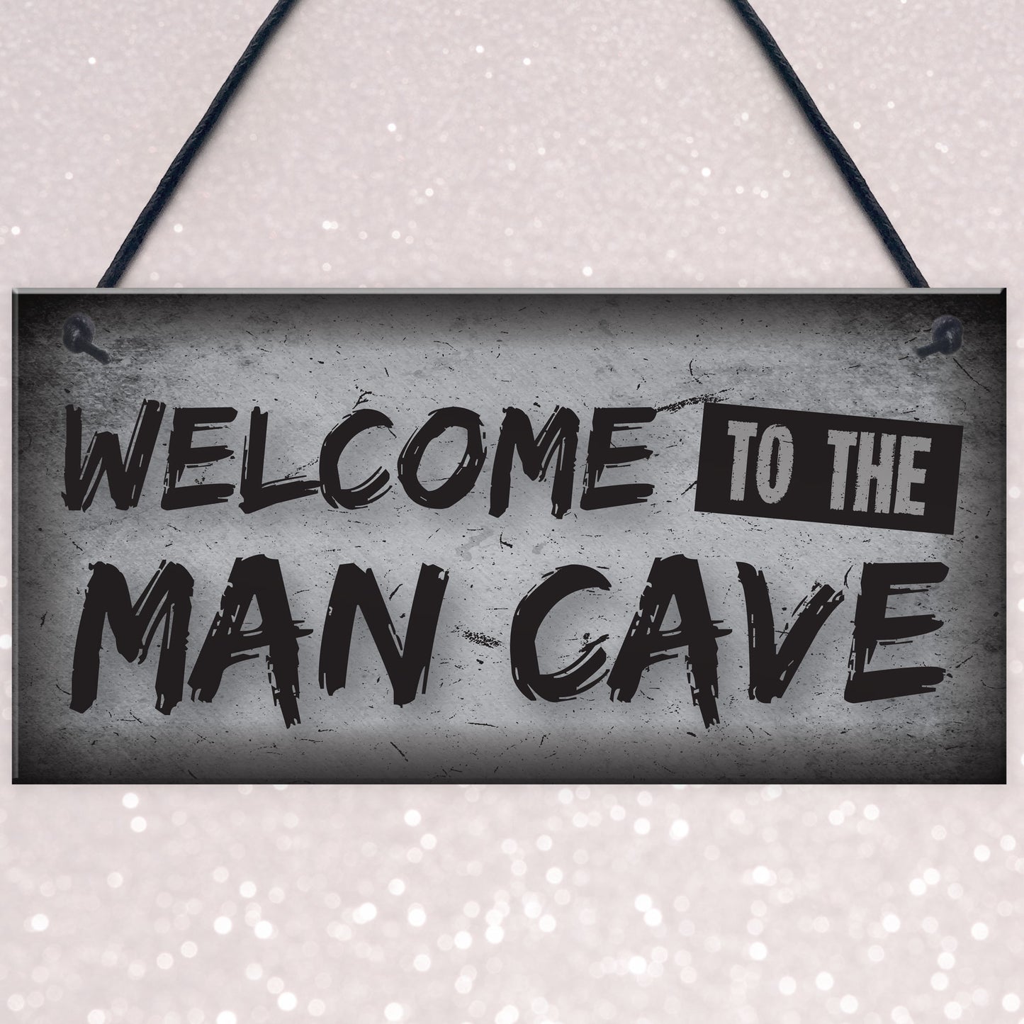 Man Cave Plaque Funny Sign Fathers Day Gift Game Boys Room Gifts