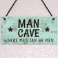 The Man Cave Door Sign Shed Garage Vintage Gift For Dad Grandad