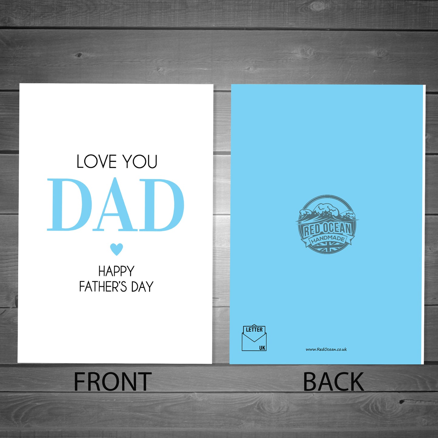 Fathers Day Cards For Dad Love You Dad Card From Daughter Son