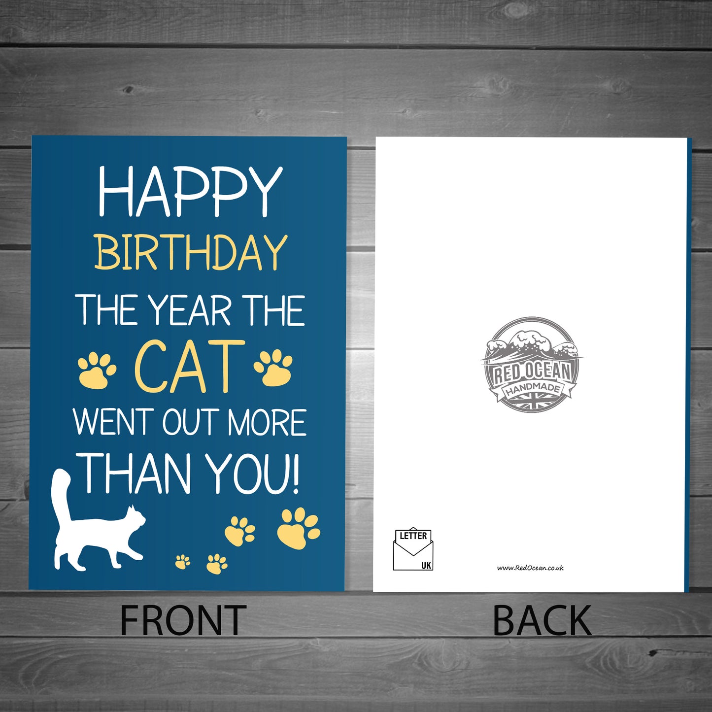 Funny Birthday Card For Mum Dad Brother Sister Lockdown Cat Card