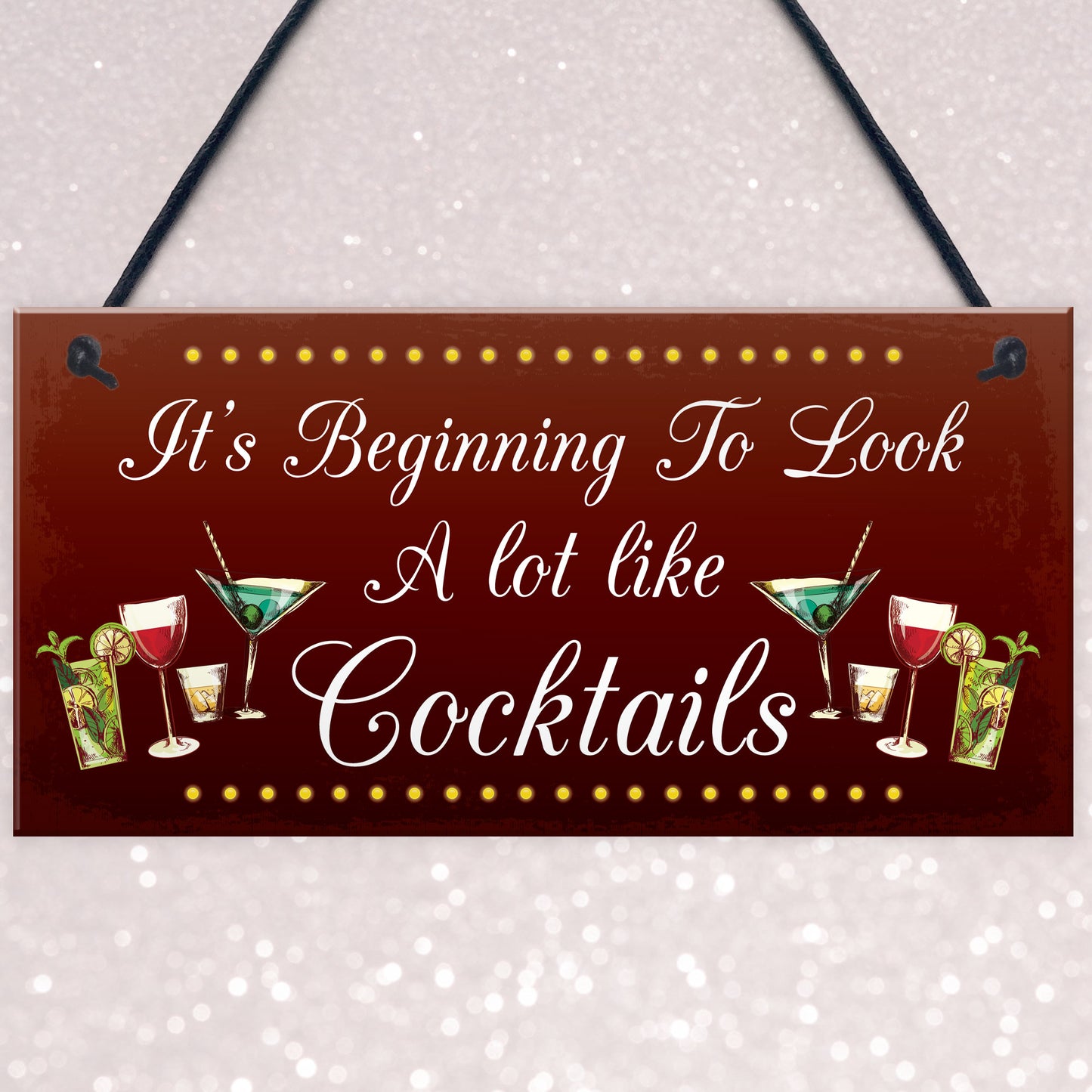 Funny Christmas Sign For Home Bar Man Cave Bar Sign Alcohol Gift