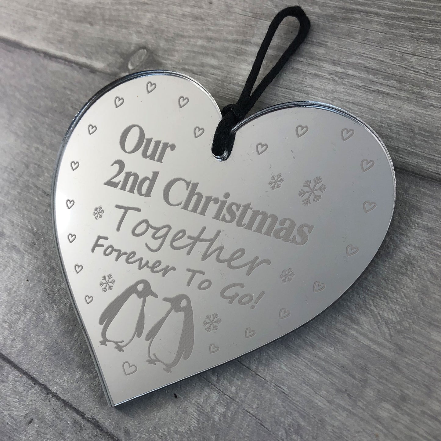 Christmas Decoration For 2nd Christmas Together Couple Gift