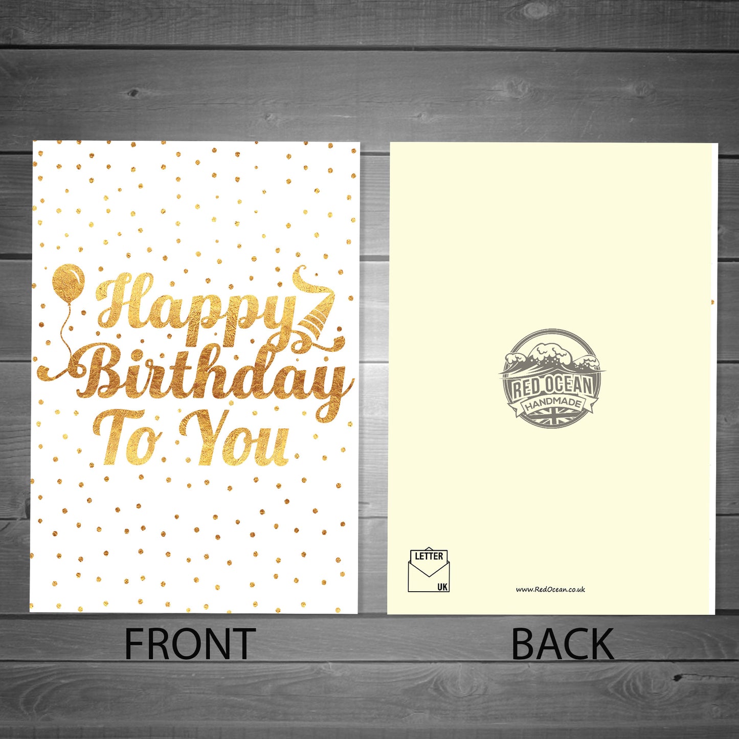 Happy Birthday To You White Gold For Him Her Friends Birthday