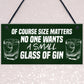 Funny Gin Sign Gifts For Her Novelty Home Bar Man Cave Alcohol