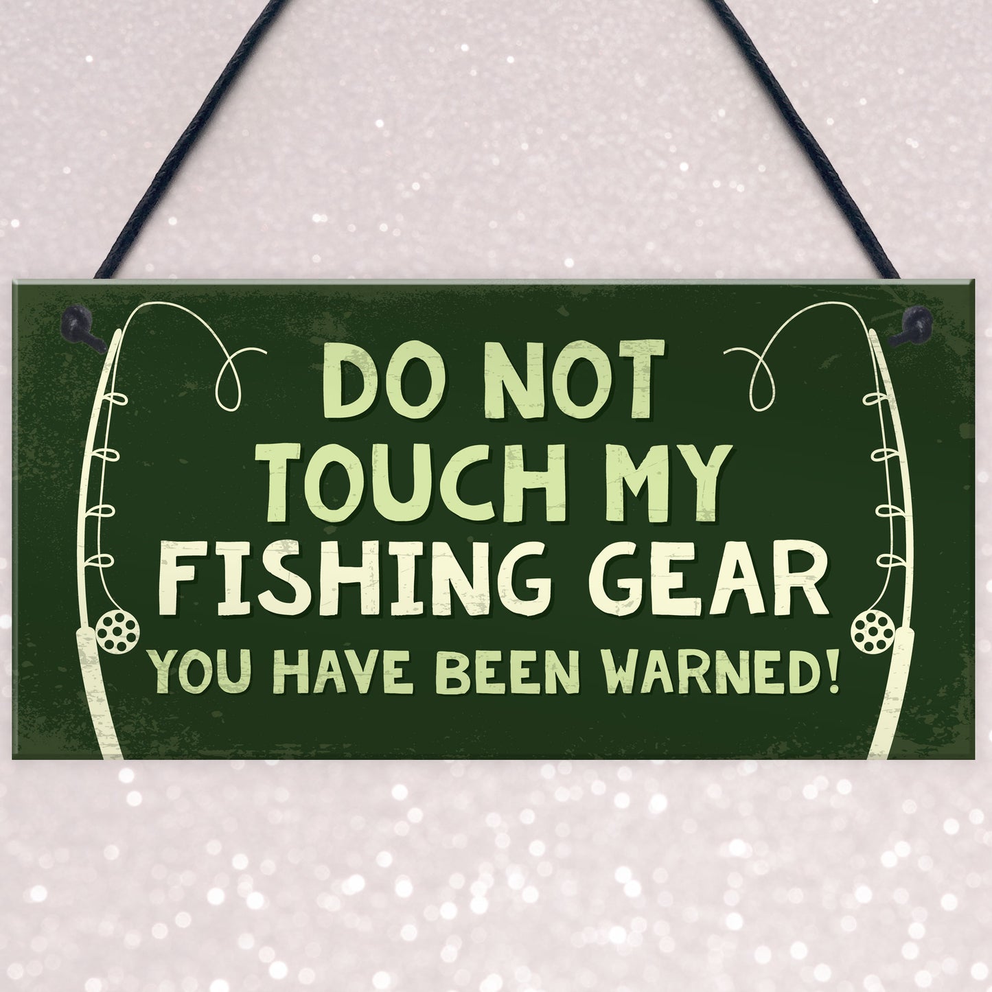 Novelty Fishing Sign Gift For Fisherman Birthday Gifts For Men