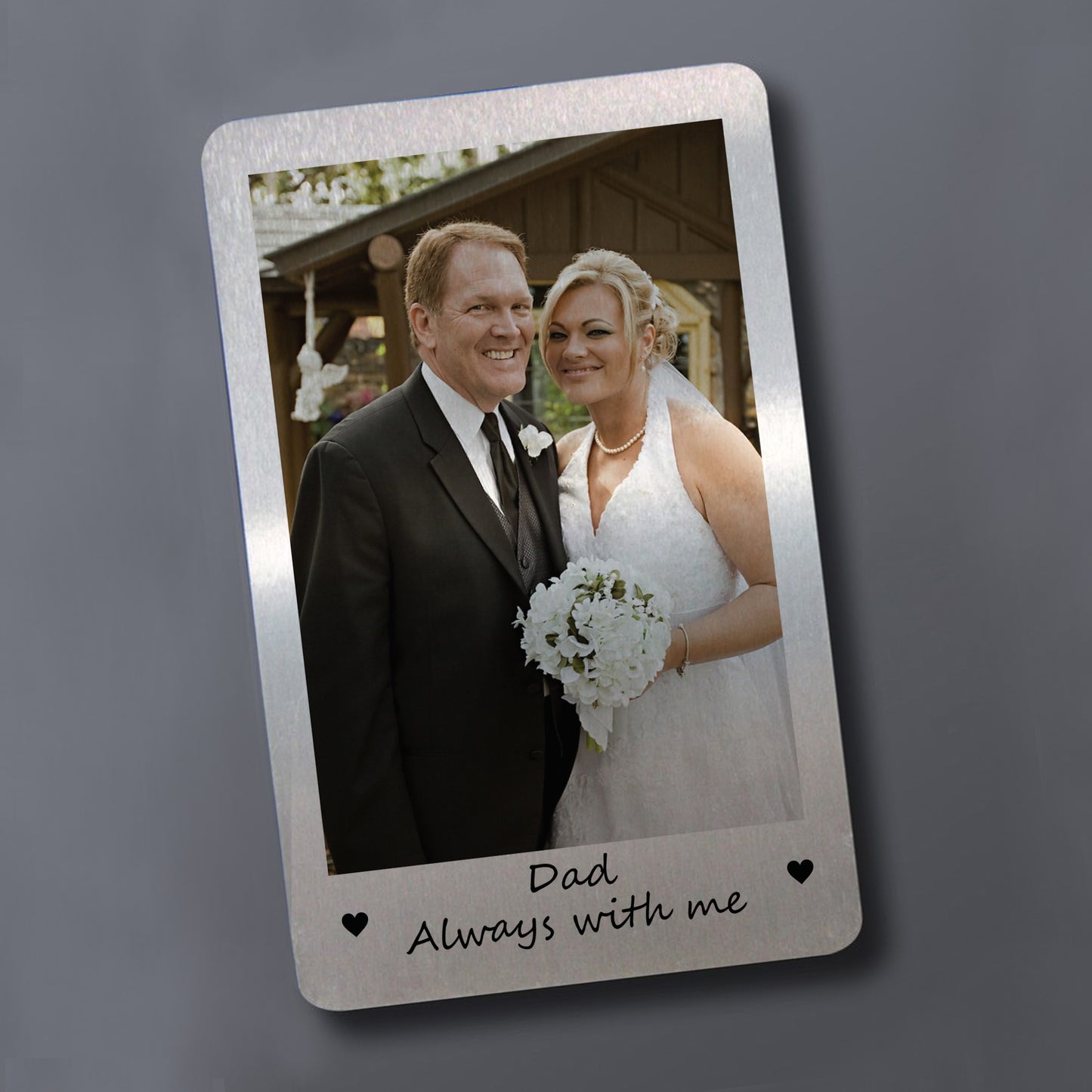 Dad Memorial Gift For Daughter Son Personalised Photo Wallet