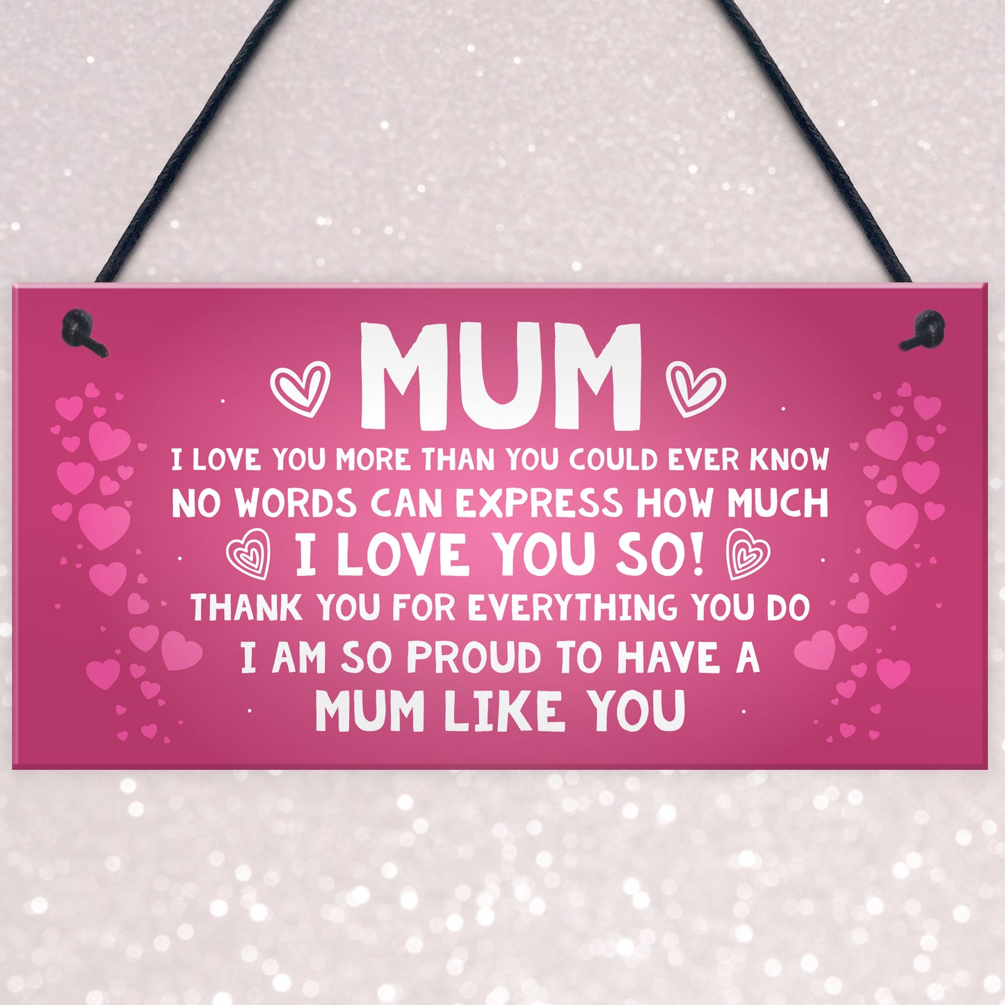 Mum Gift For Birthday Christmas Hanging Sign Gift For Mum