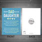 Fathers Day Card for Dad From Daughter Adorable Fathers Day Card