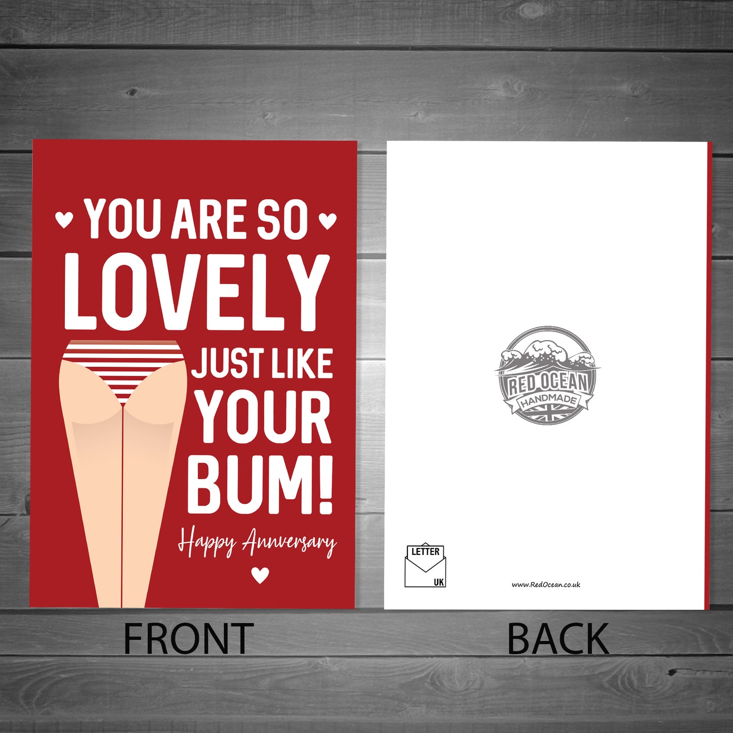 Funny Rude Anniversary Card For Wife Girlfriend Novelty A6 Card