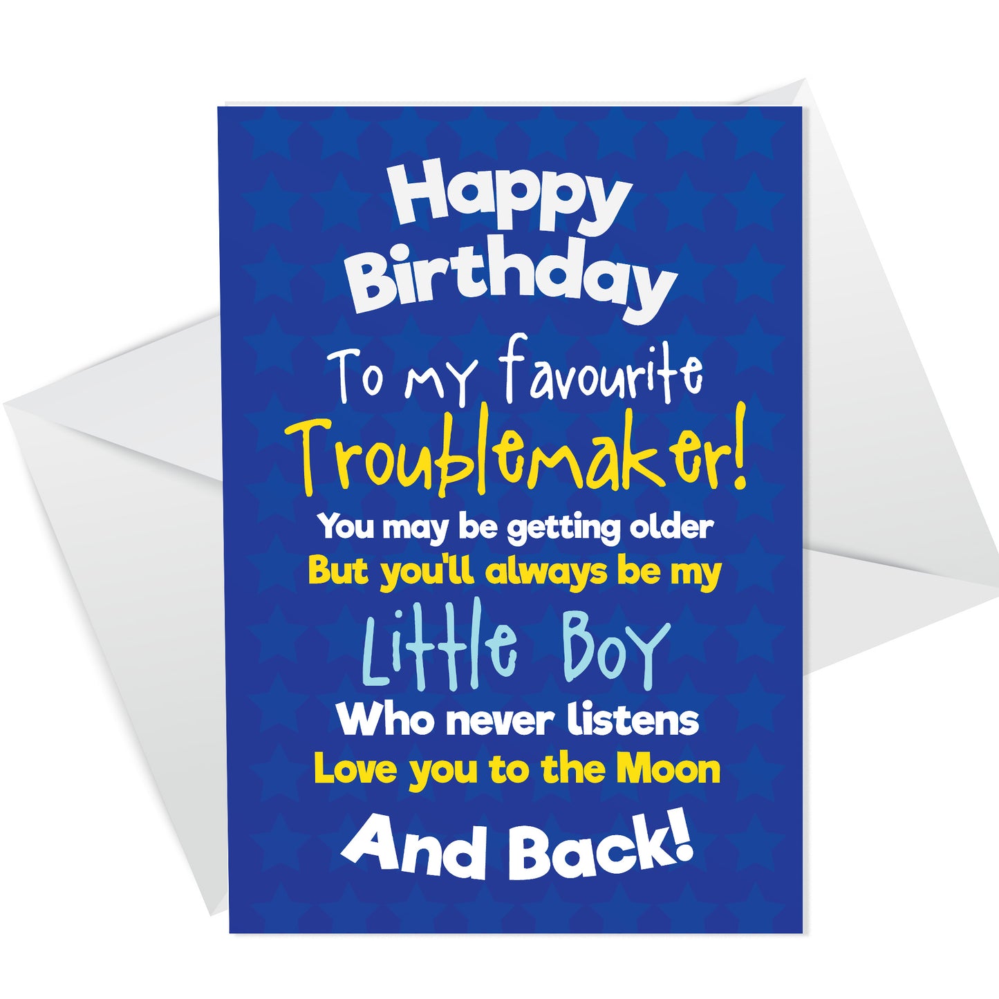 Birthday Card For Son Funny Humour Son Card From Mum Dad