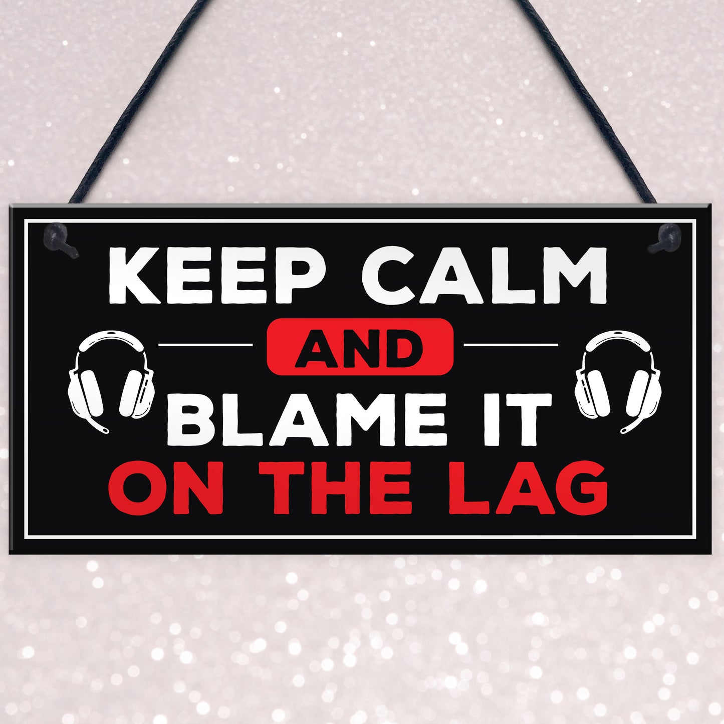 Keep Calm Funny Gamer Gifts For Him Games Room Man Sign