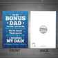 STEP DAD CARD For Fathers Day Thank You Card For Step Dad
