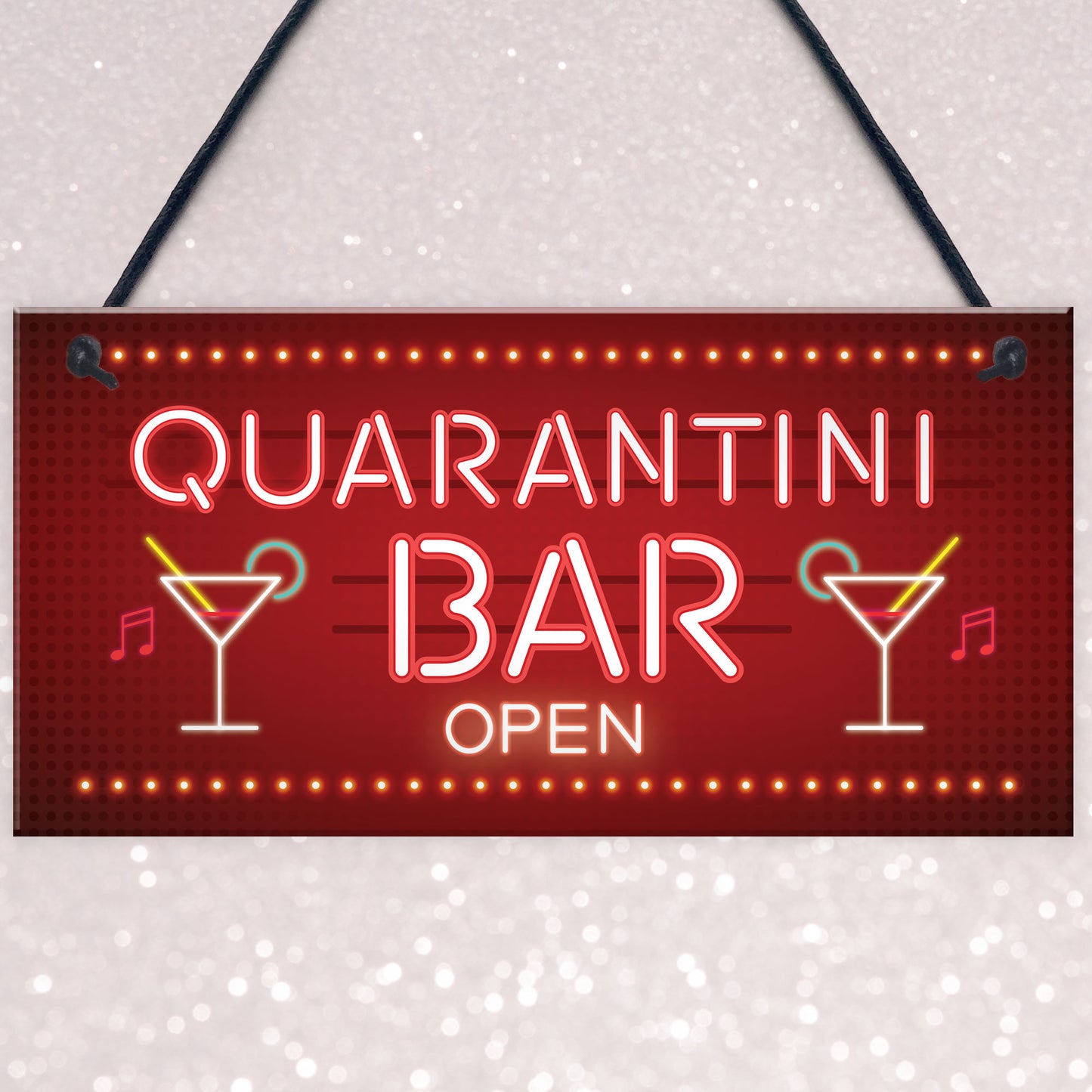 Novelty Home Bar Signs QUARANTINE Gifts For Man Cave Bar Signs
