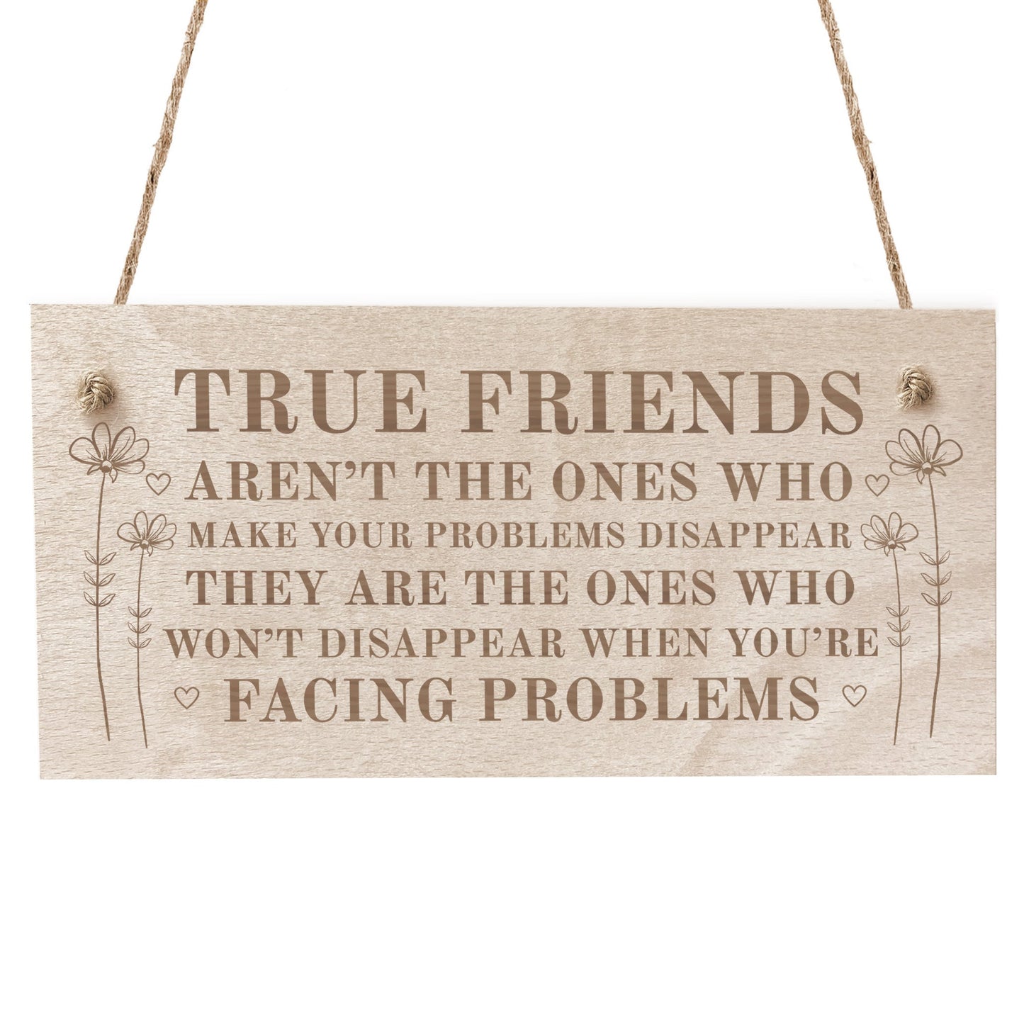 Best Friend Friendsip Plaque Engraved Wooden Sign Frendship Gift