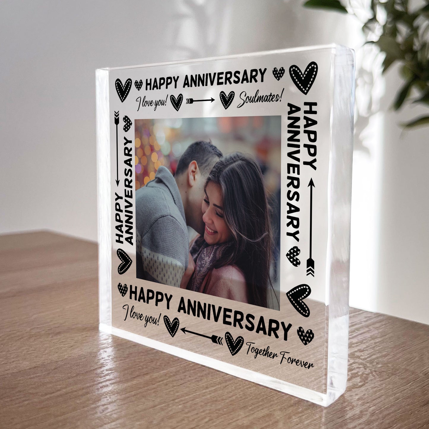 Personalised Anniversary Gifts For Husband Wife 1st 2nd 10th