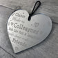 Chance Made Us Colleagues Acrylic Heart Colleague Leaving Gift