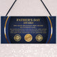 Fathers Day Award Sign Funny Fathers Day Gift For Dad Daughter