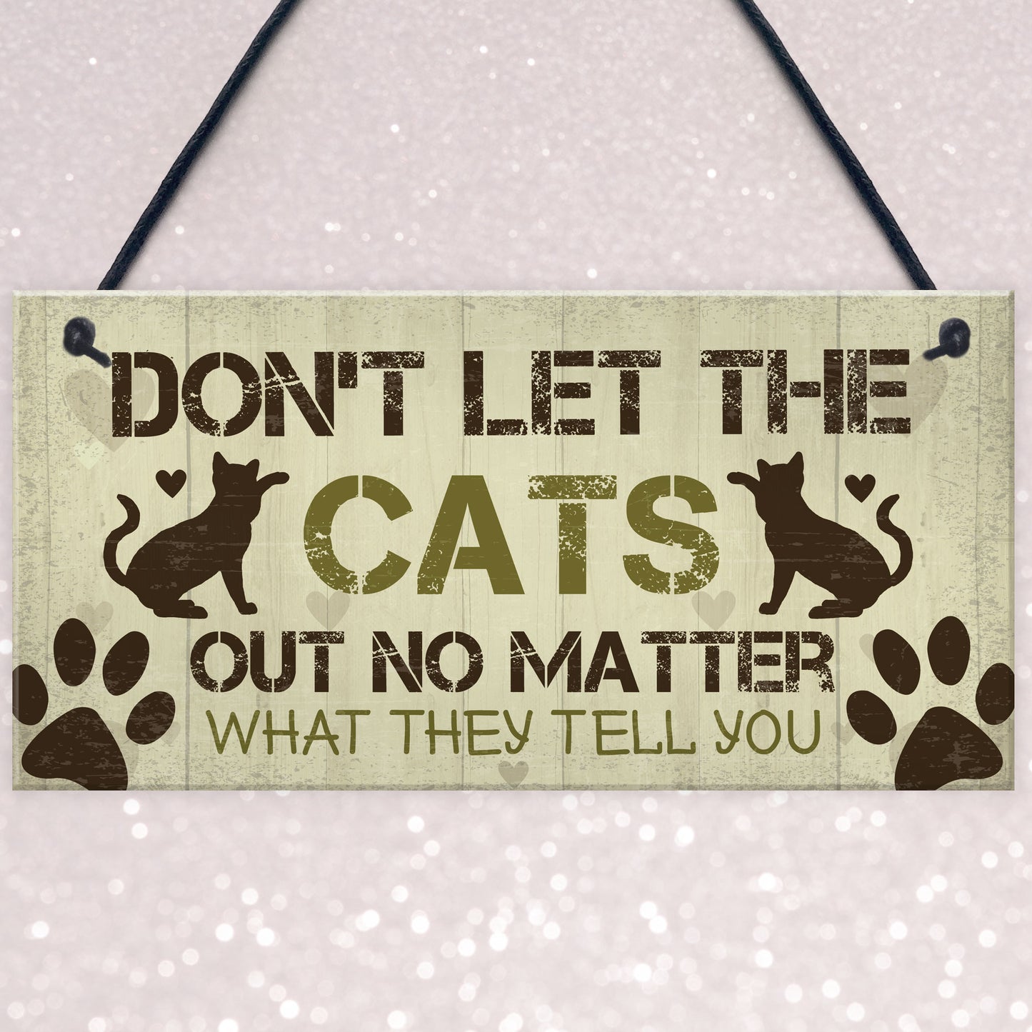 Funny Cat Signs And Plaque Cat Signs For Home Funny Cat Gift