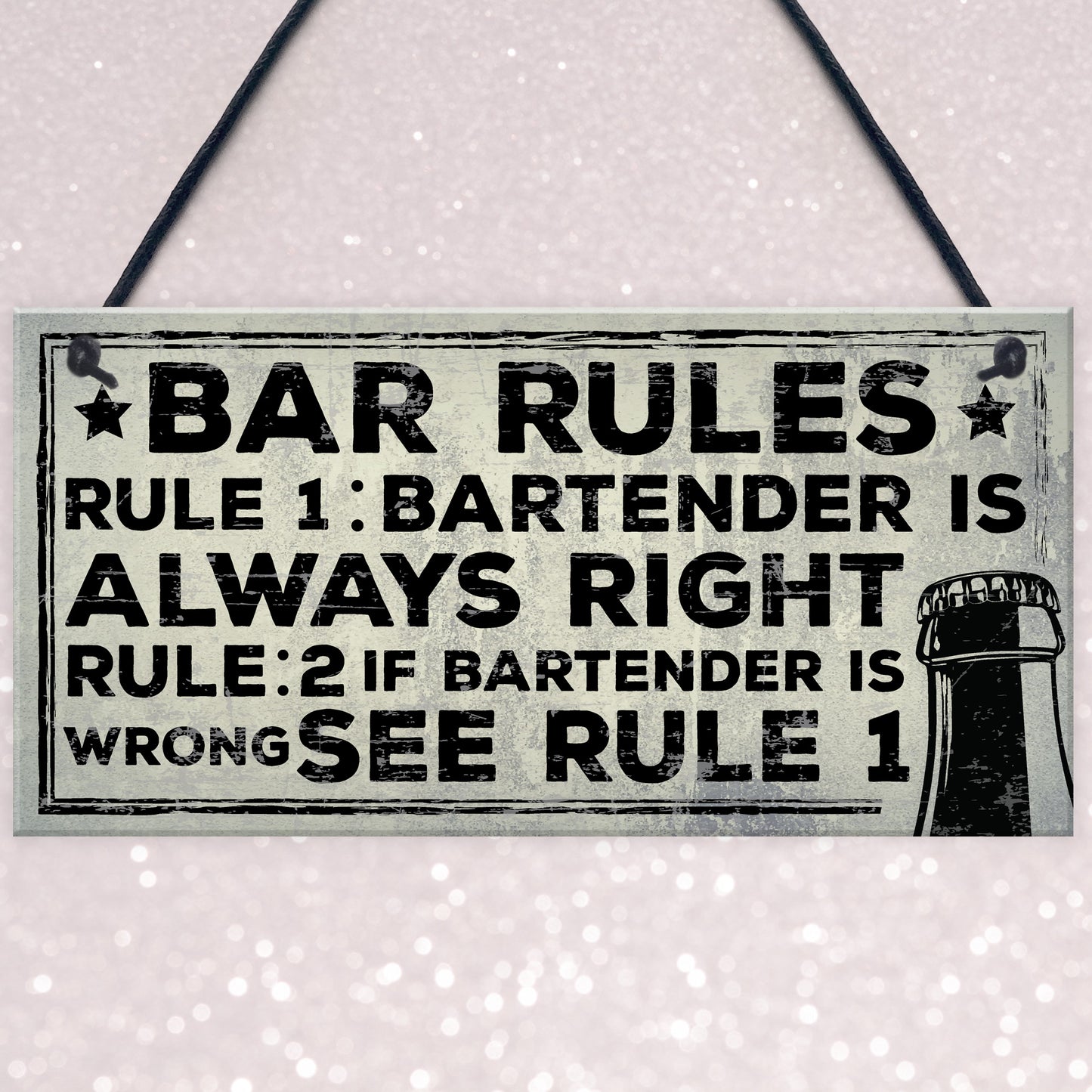 Always Right Bartender FUNNY Pub Landlord Alcohol Beer Gift