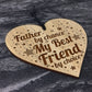 Dad Gift From Daughter Son Best Friend Gift Engraved Heart