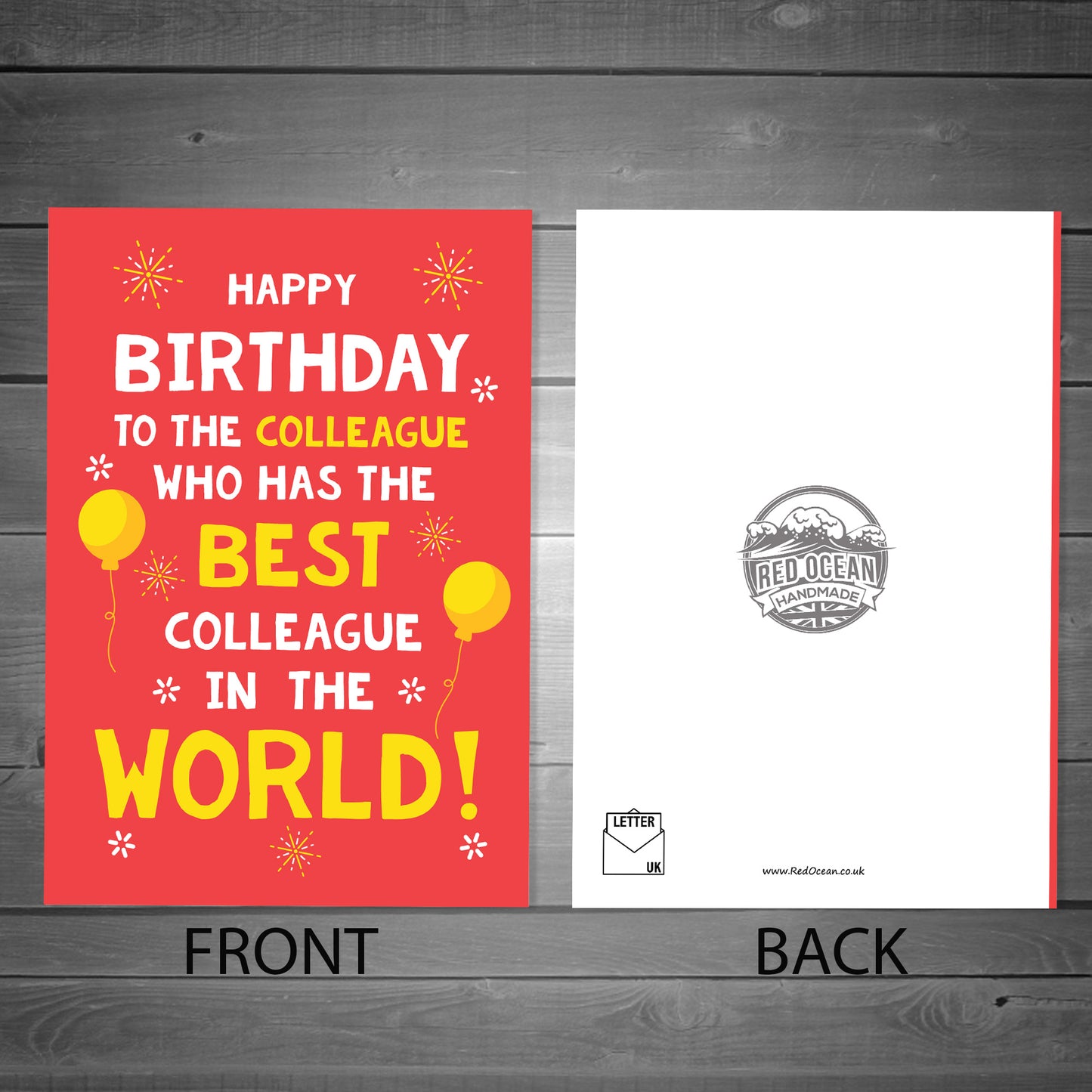 Birthday Card For Work Colleague Funny Birthday Card For Him Her