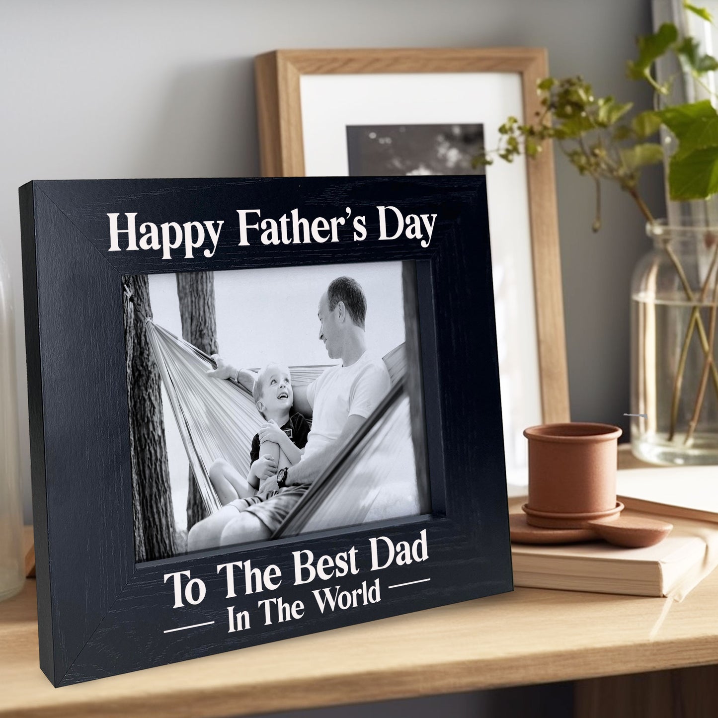 Best Dad In The World Black Photo Frame Fathers Day Gift For Dad