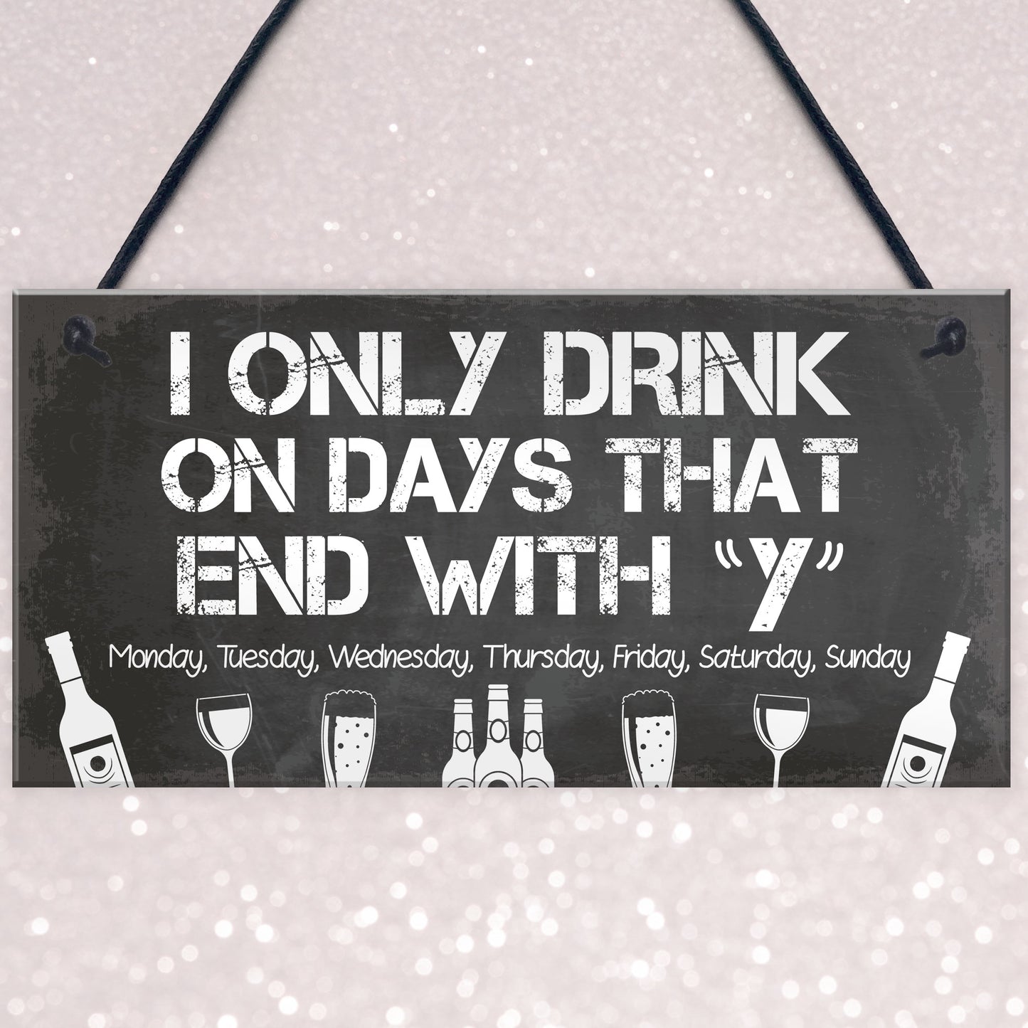 Funny Backyard Bar Sign Garden Plaque Alcohol Man Cave Beer Gin