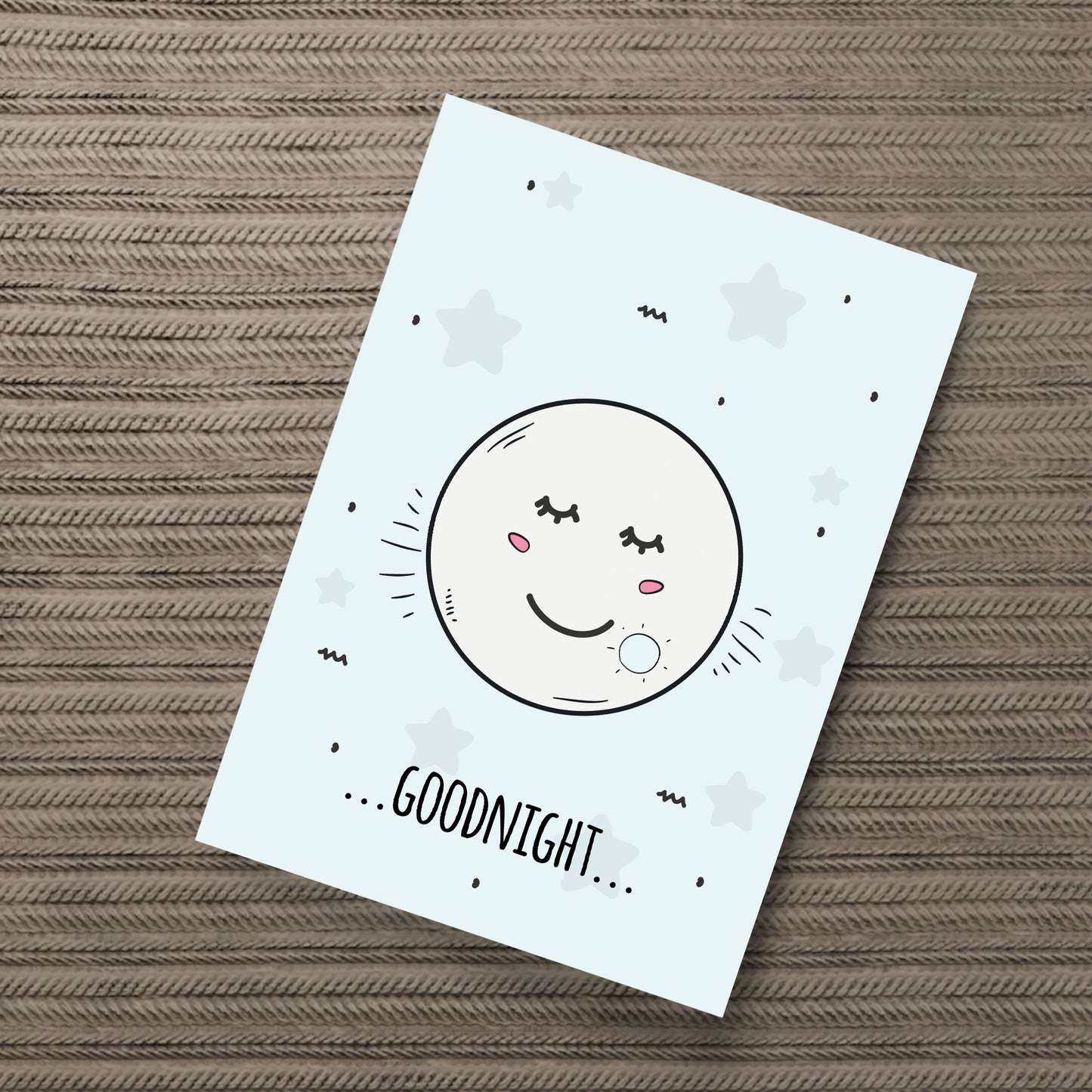 Cute Blue Nursery Print For Boys Bedroom Baby Nursery Print