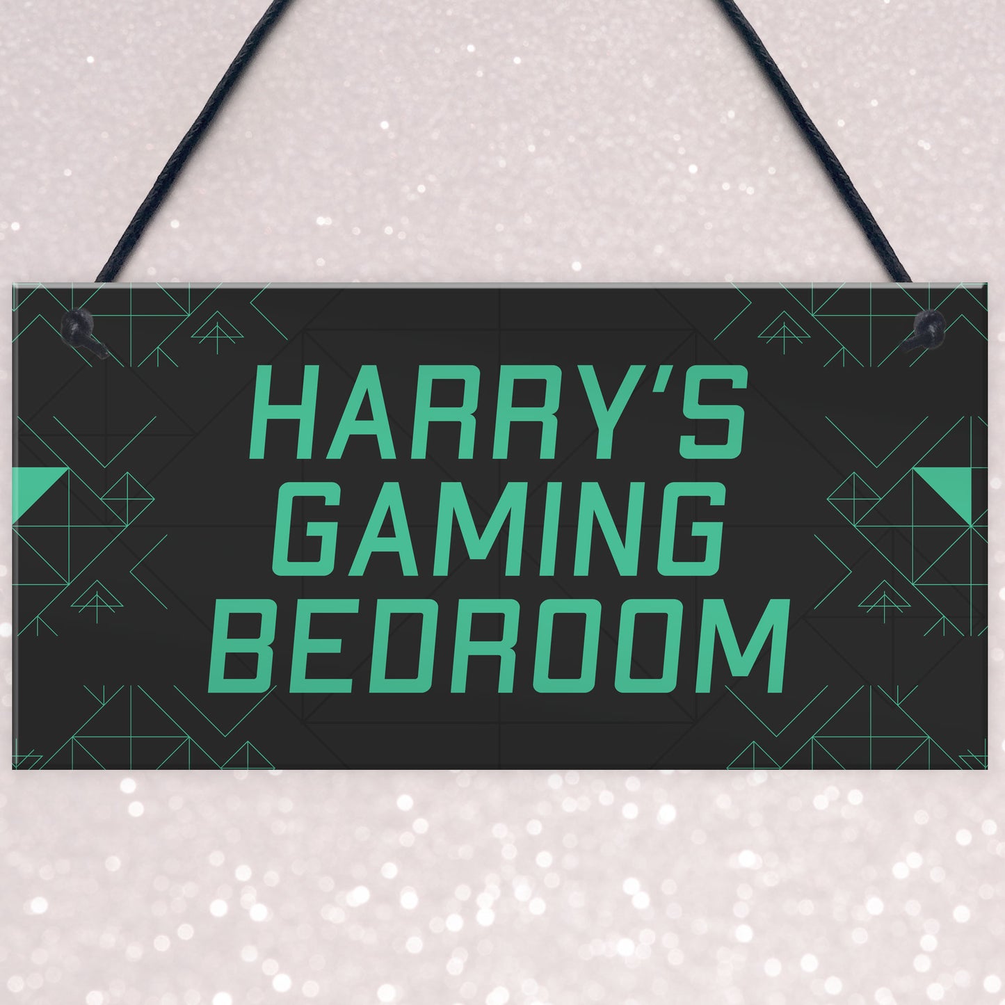 Personalised Boys Gaming Bedroom Sign Christmas Gift For Son