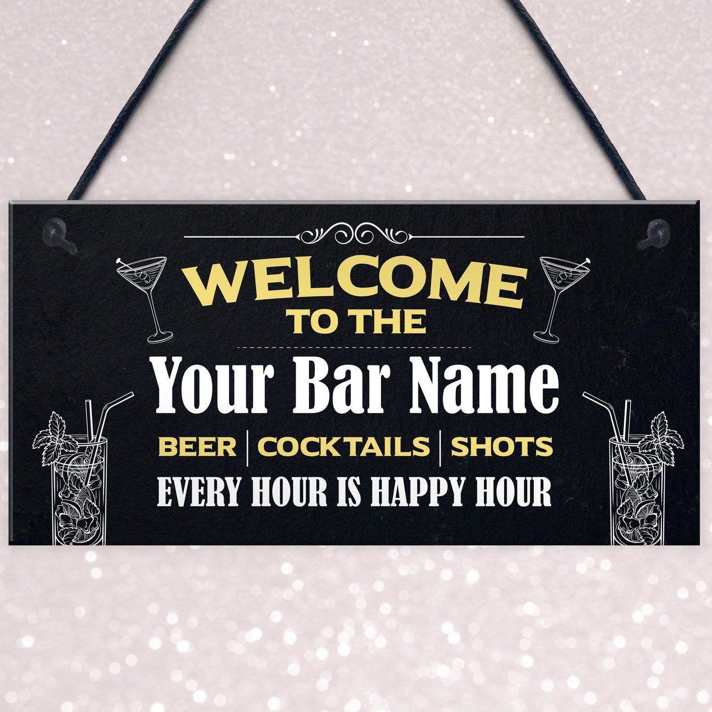 Bar Signs And Plaques Personalised Home Bar Sign Man Cave Sign