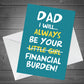 Funny Gift For Dad From Daughter Fathers Day Card Dad Keyring