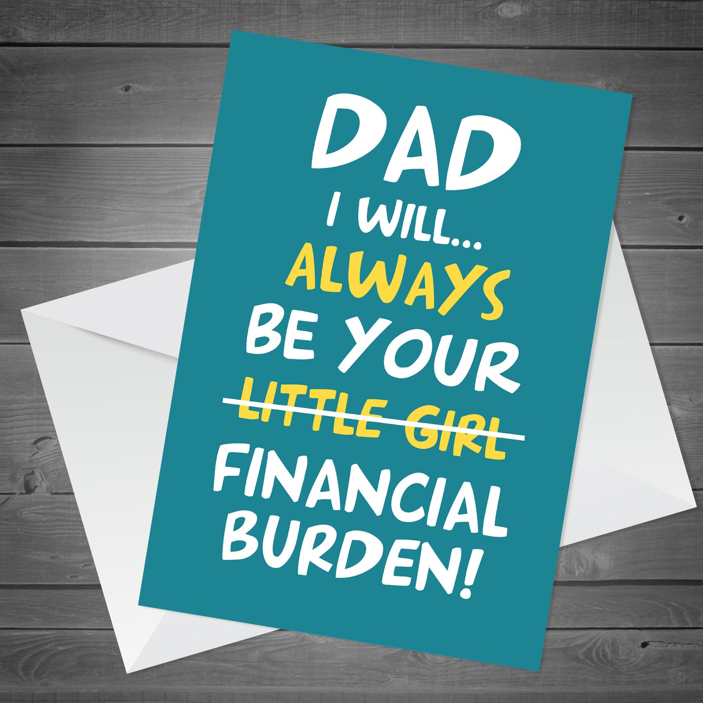 Funny Gift For Dad From Daughter Fathers Day Card Dad Keyring
