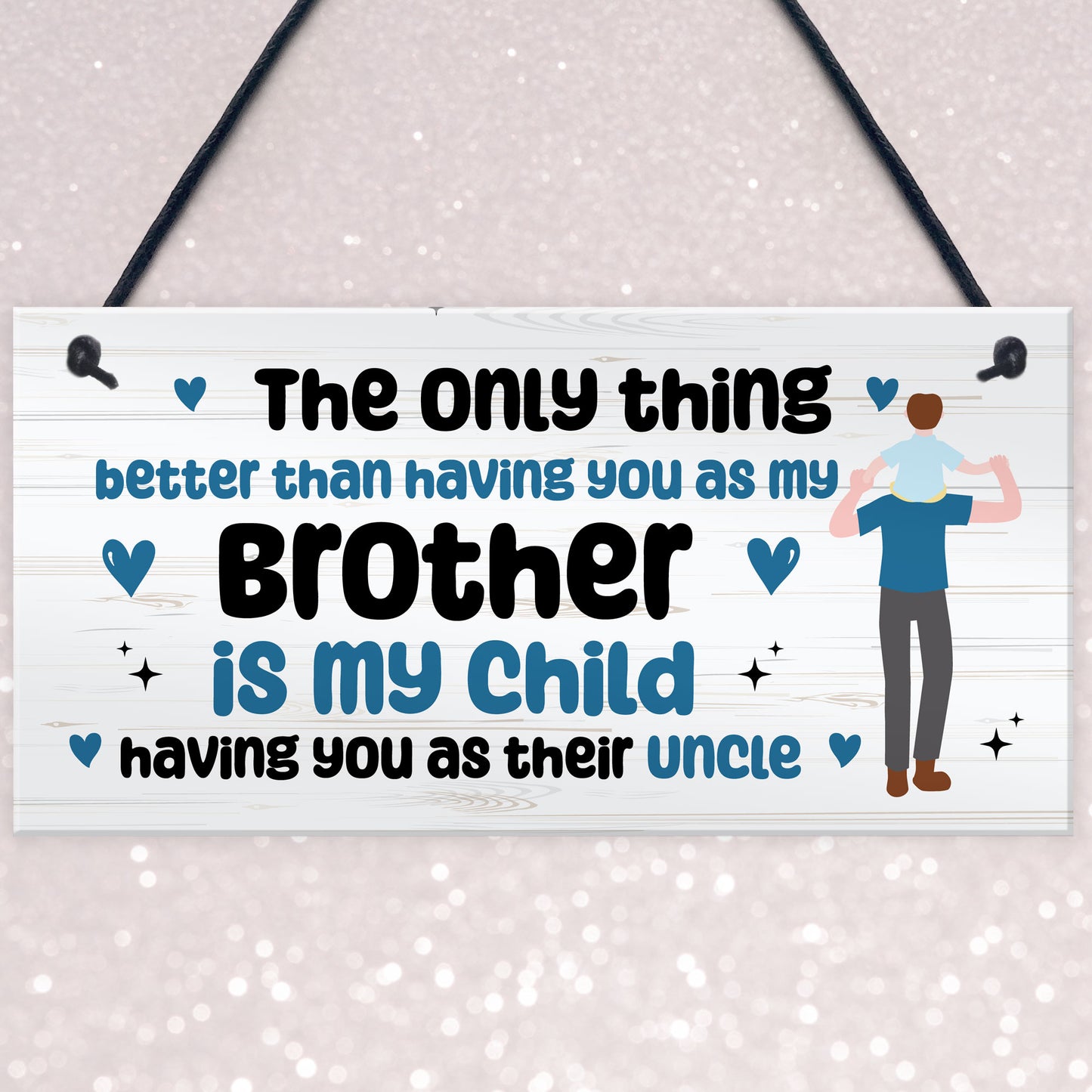 Christmas Birthday Gifts For Uncle From Niece Nephew Wall Plaque