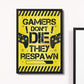 Gaming Gift Framed For Boys Bedroom Man Cave Xmas Gift For Son