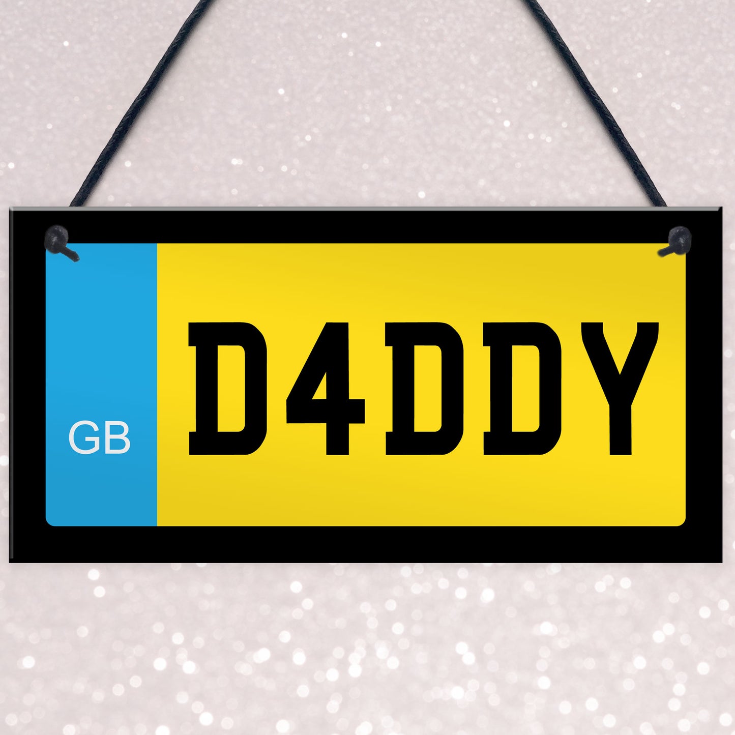 Dad Daddy Novelty Number Plate Sign Fathers Day Gift For Daddy