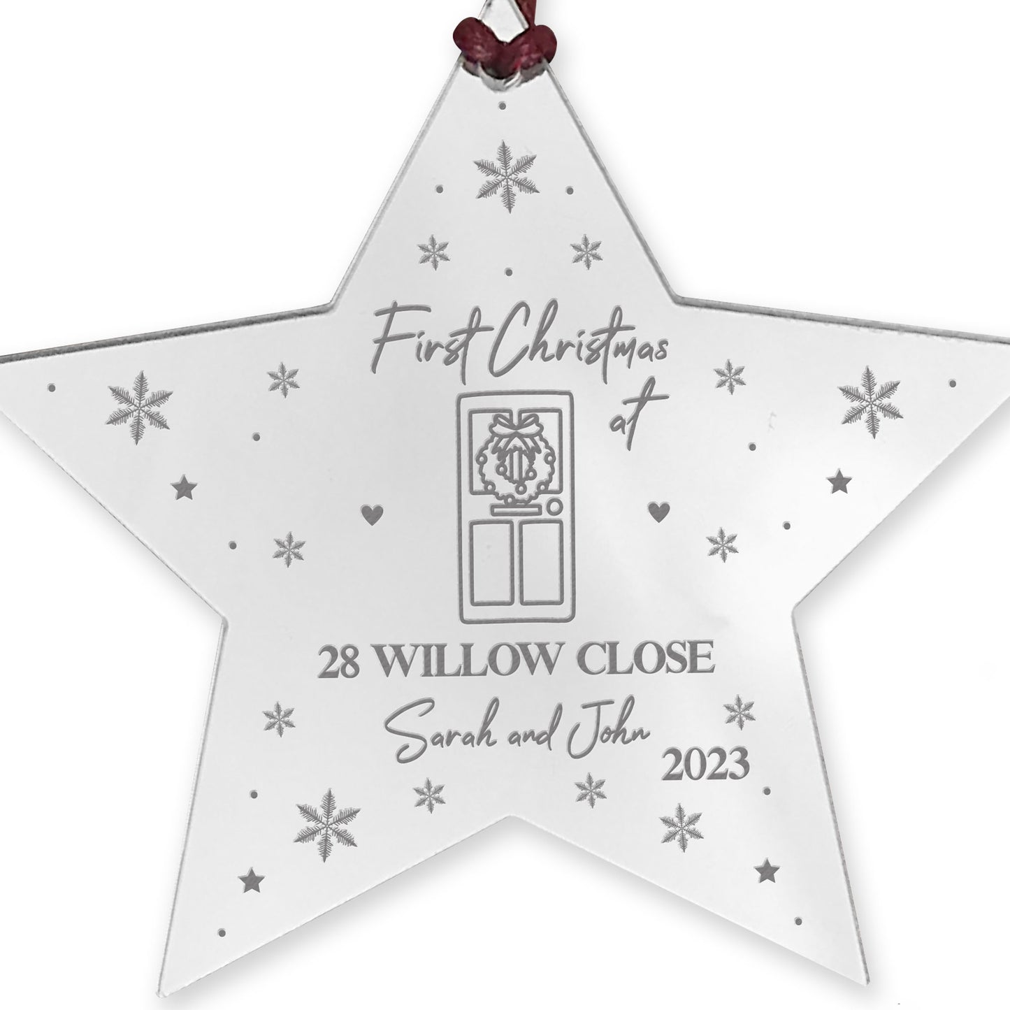 New Home Personalised Christmas Decoration For Couple Friend
