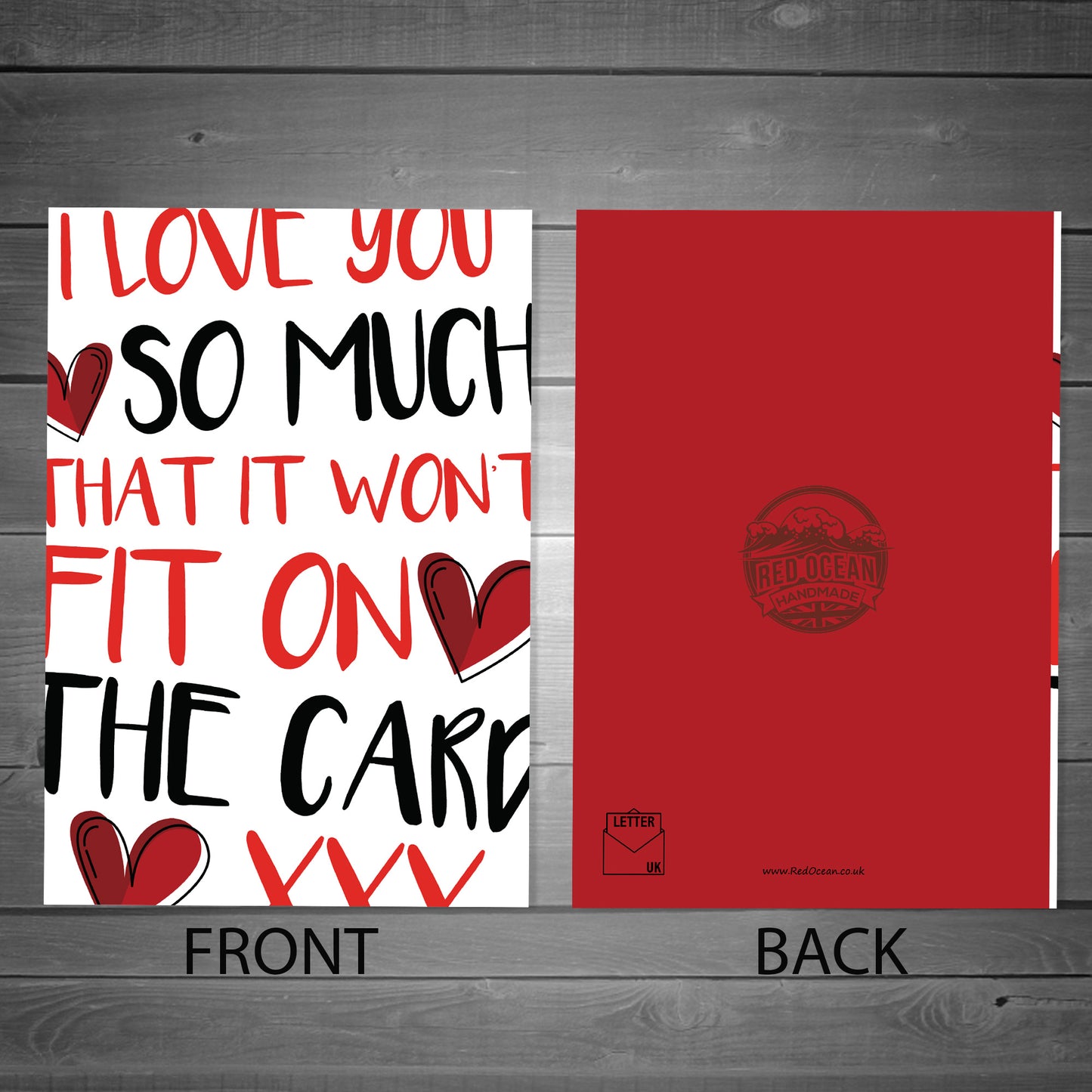 Valentines Day Anniversary Birthday Card Husband Wife Boyfriend