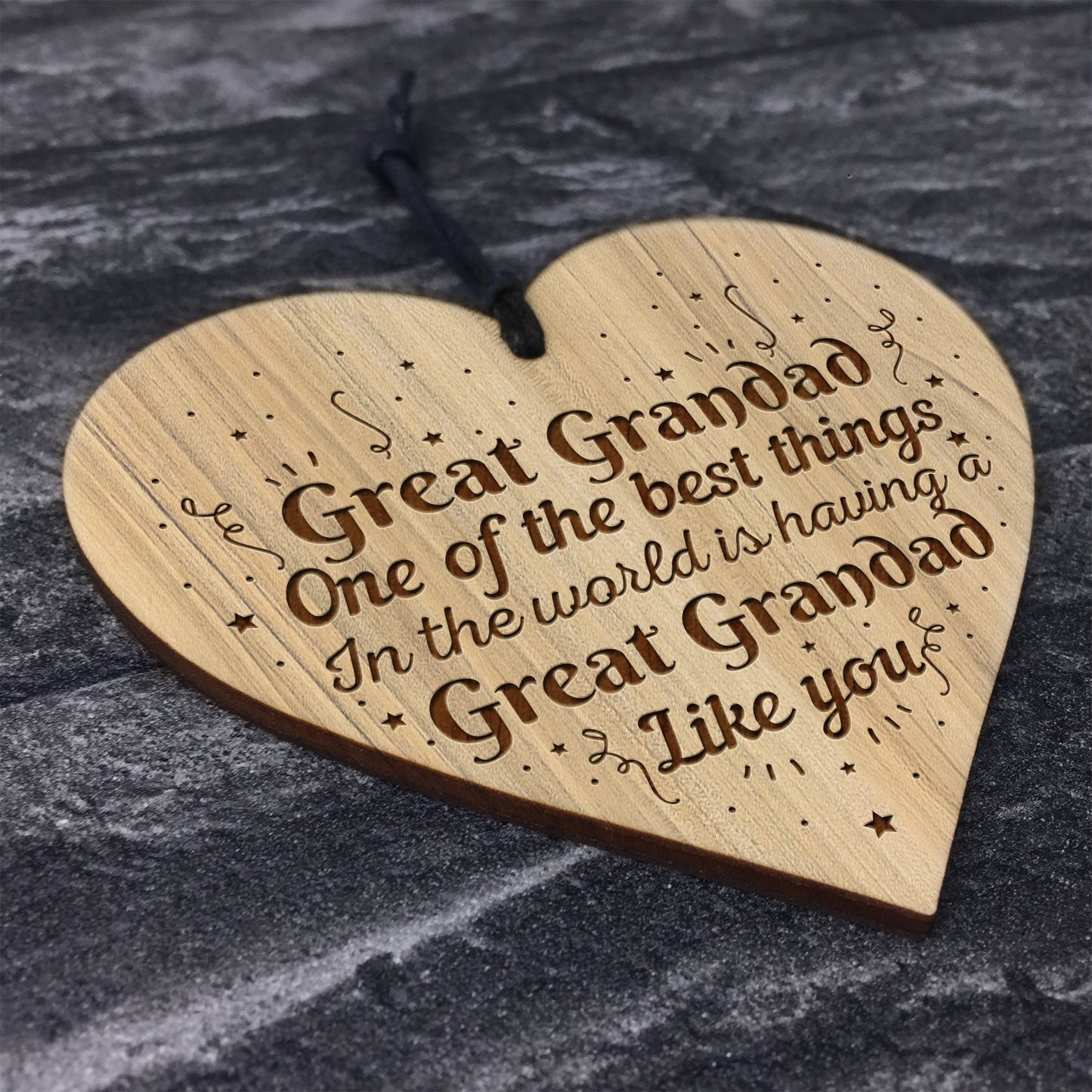 Great Grandad Gifts Engraved Heart Great Grandad Birthday Xmas