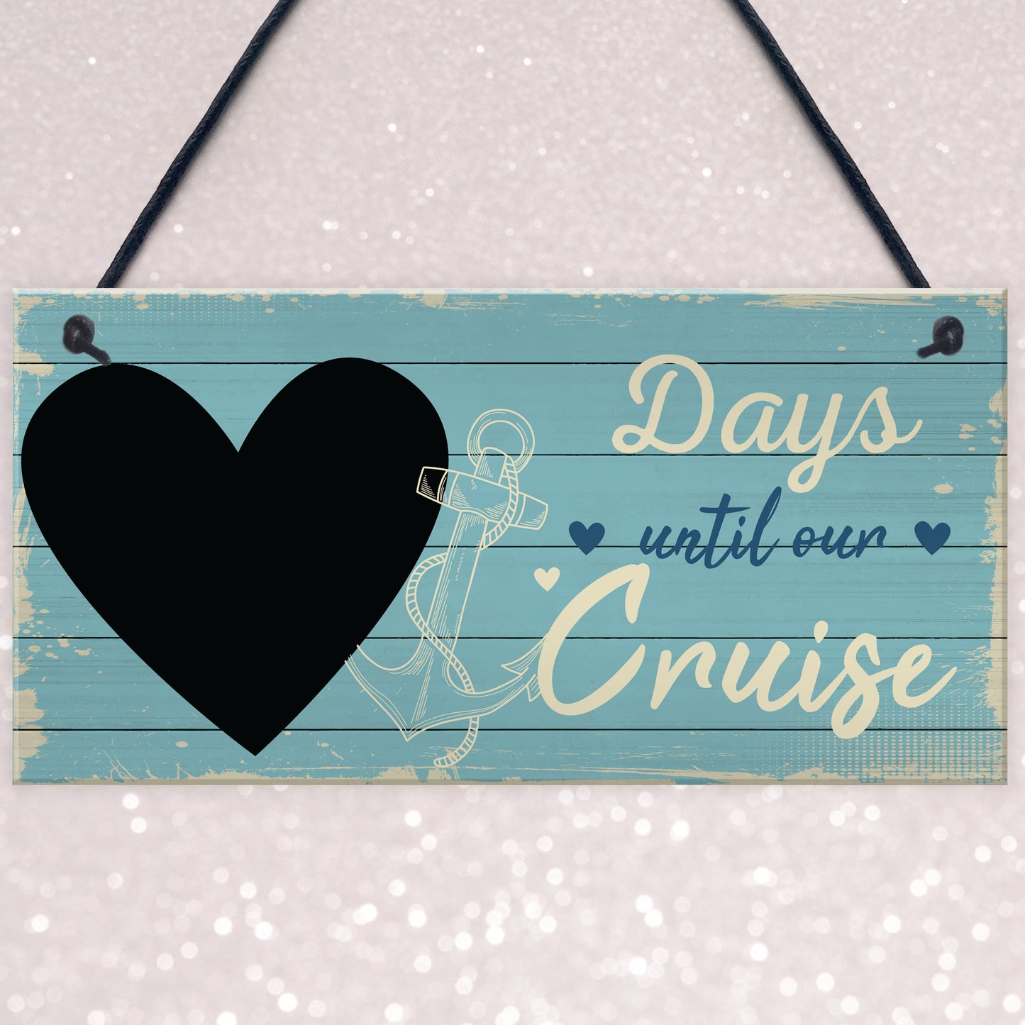 Holiday Countdown CHALKBOARD Sign Days Until Our Cruise Gift