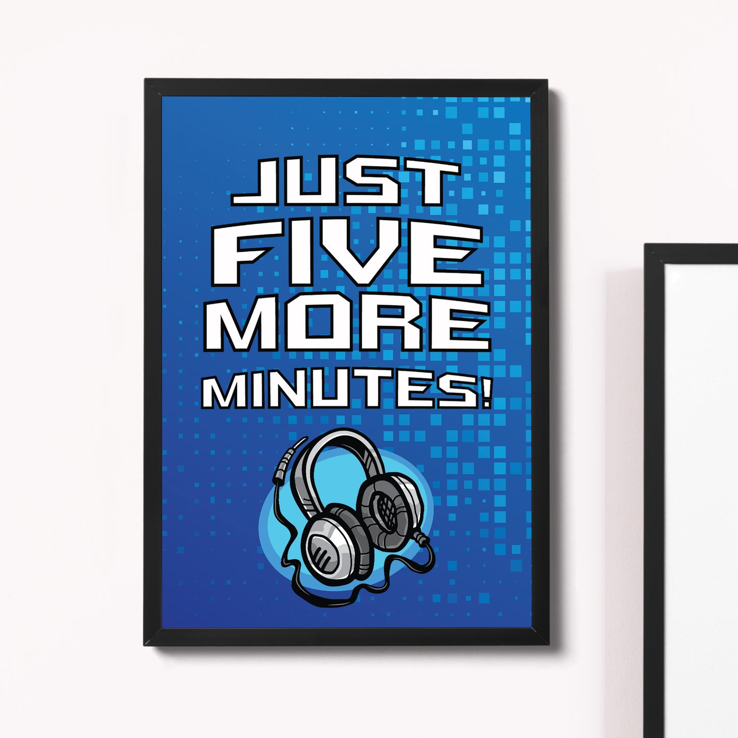 Framed Gaming Poster For Boys Bedroom Man Cave Gamer Gifts