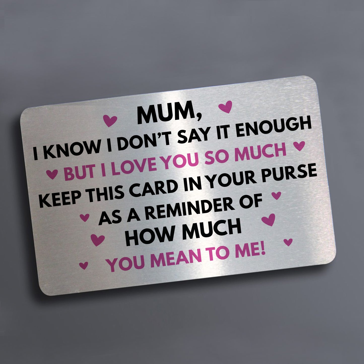 Mum Gift For Mothers Day Birthday Wallet Card Thank You Gift