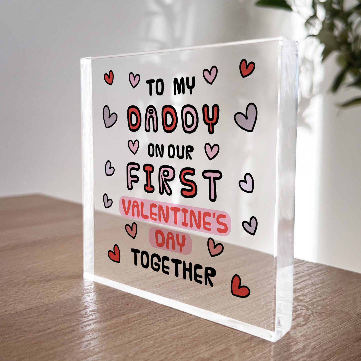 To My Daddy First Valentine's Day Gift For New Dad From Baby
