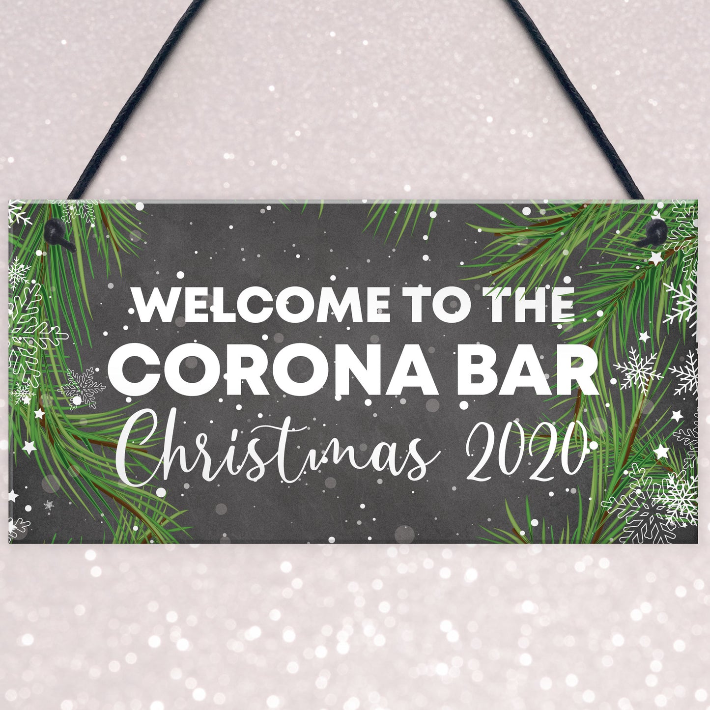 Welcome To The Corona Bar Sign Christmas Decor Home Bar Sign