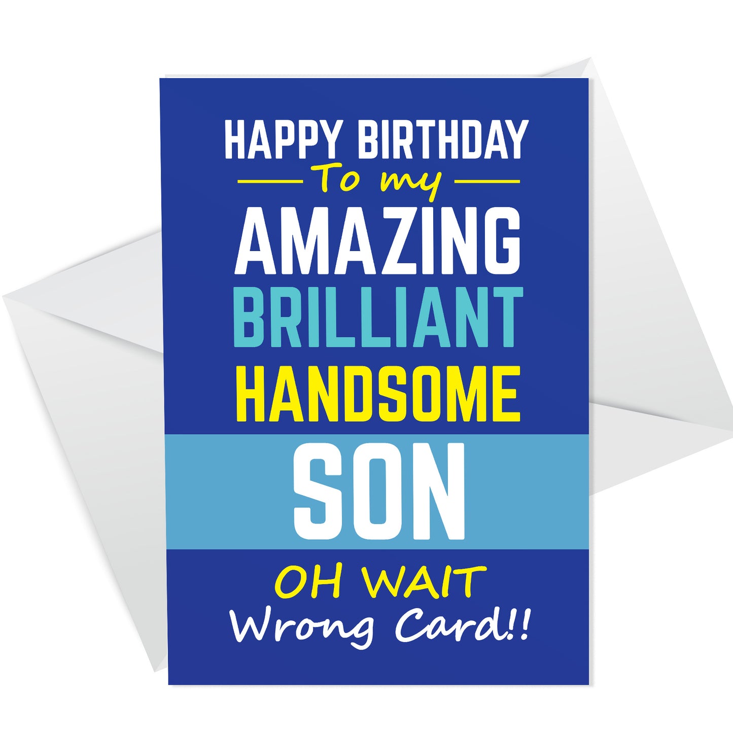Funny Birthday Gifts For Son From Mum And Dad Birthday Card