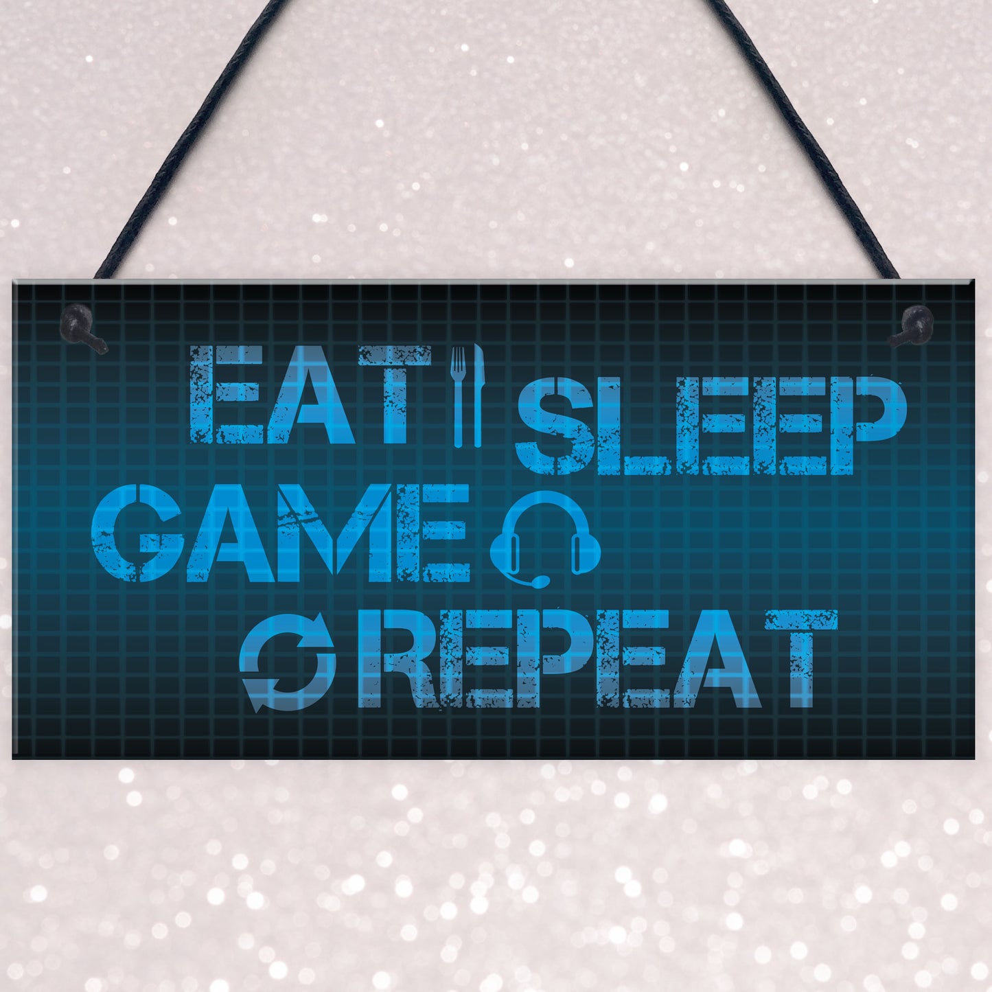 Retro Gaming Sign Boy Bedroom Decor Birthday Xmas Gift For Gamer