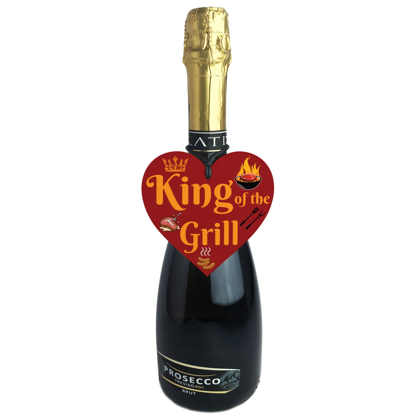 King Of The Grill Funny Garden BBQ Sign Gift For Men Birthday