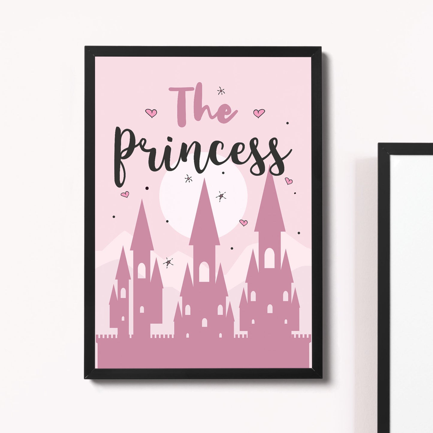 Little Girls Bedroom Accessories Princess Print Bedroom Decor
