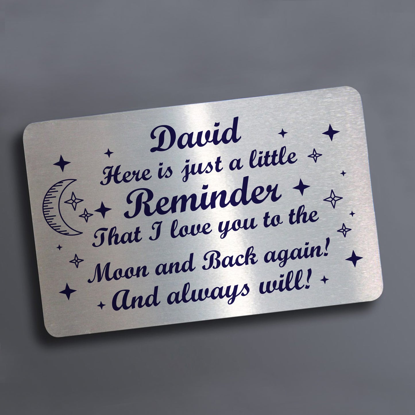Personalised Love You Sentimental Keepsake Mum Dad Nan